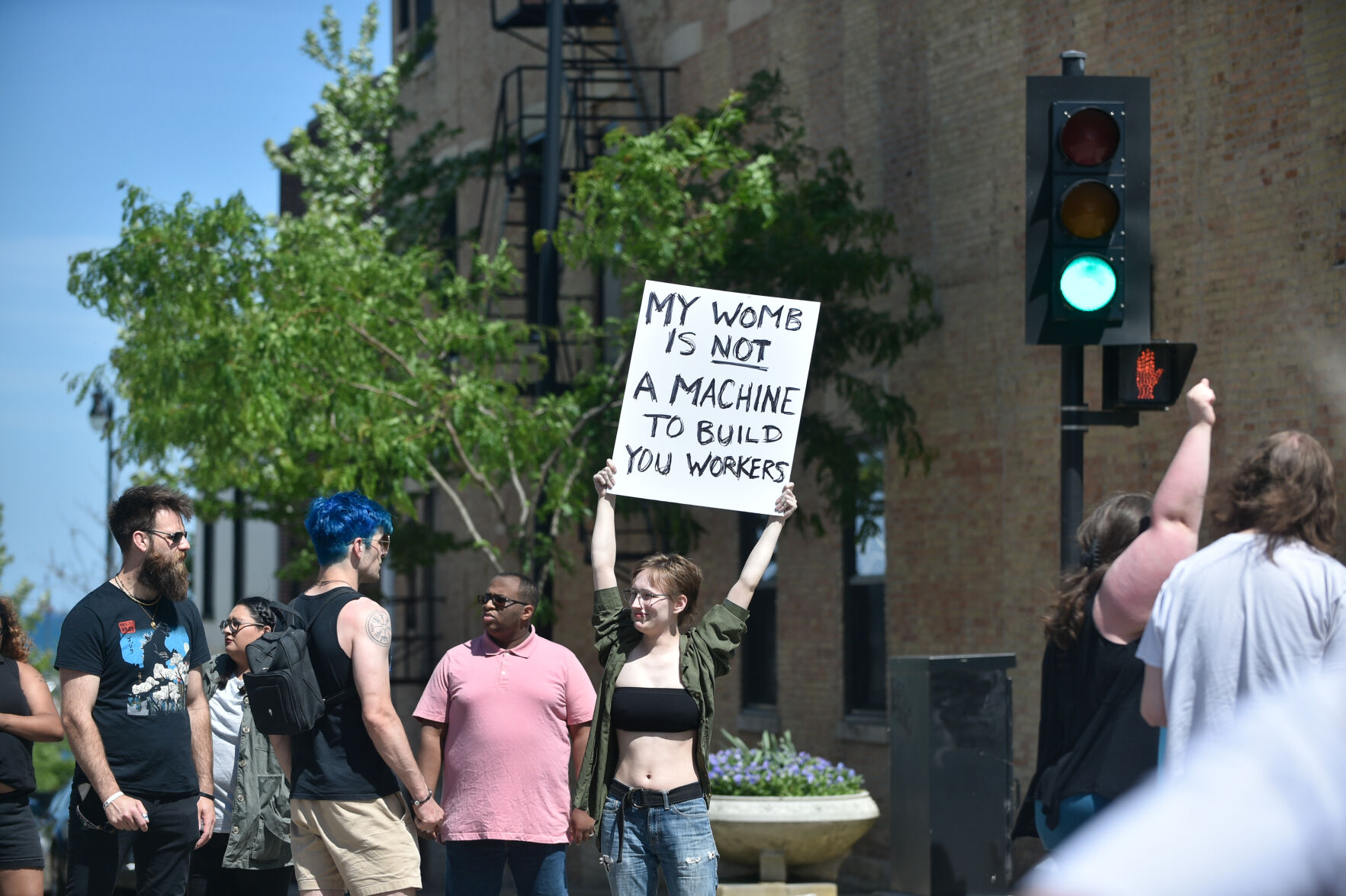 Pro-roe protester